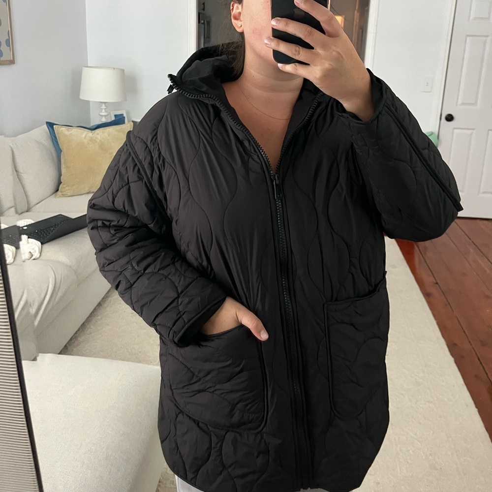 Zara Black Quilted Jacket